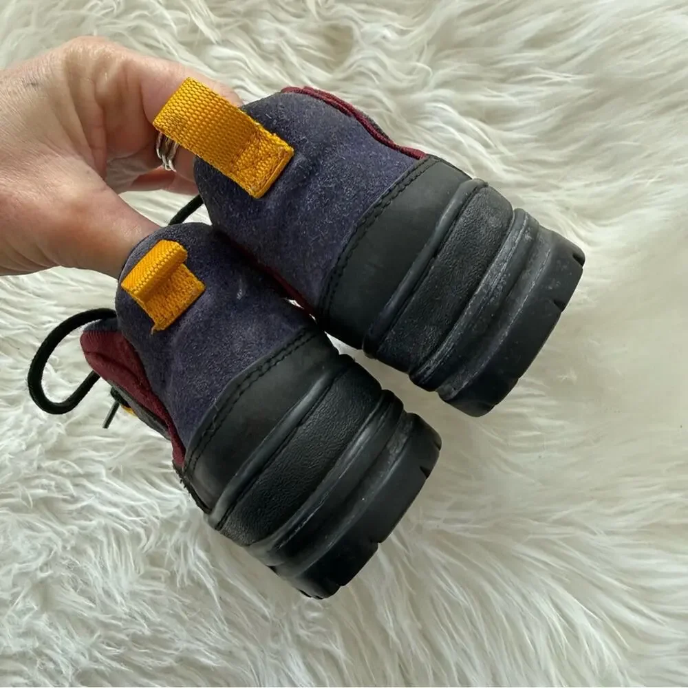 Gymboree Vintage 90s Boys Boots Shoes Colorblock Retro Low Hiking Chunky Unisex